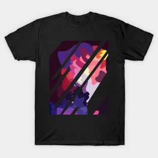 Temporal Abstract Tear T-Shirt